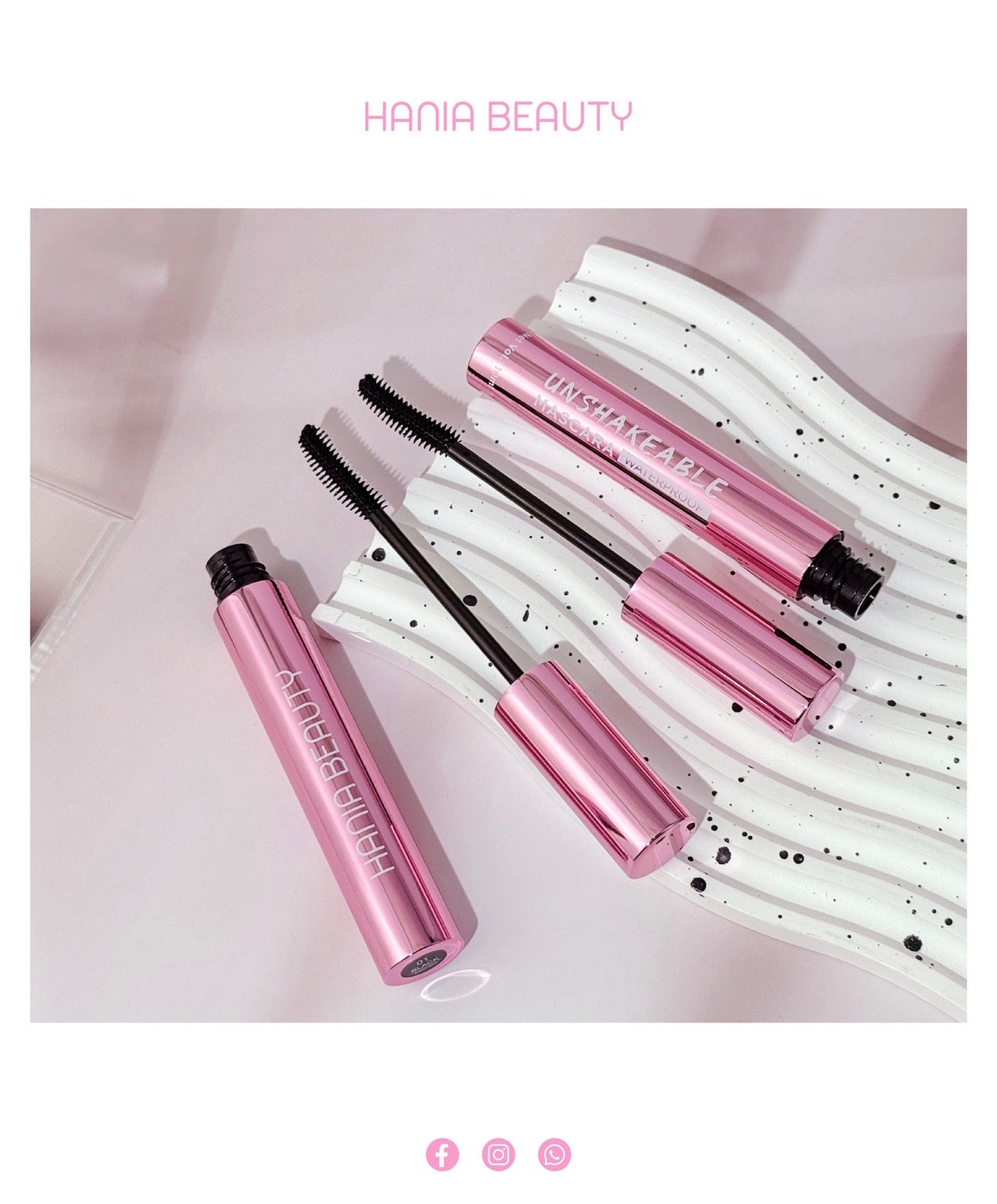 Hania Beauty Unshakable Waterproof Longlasting Mascara