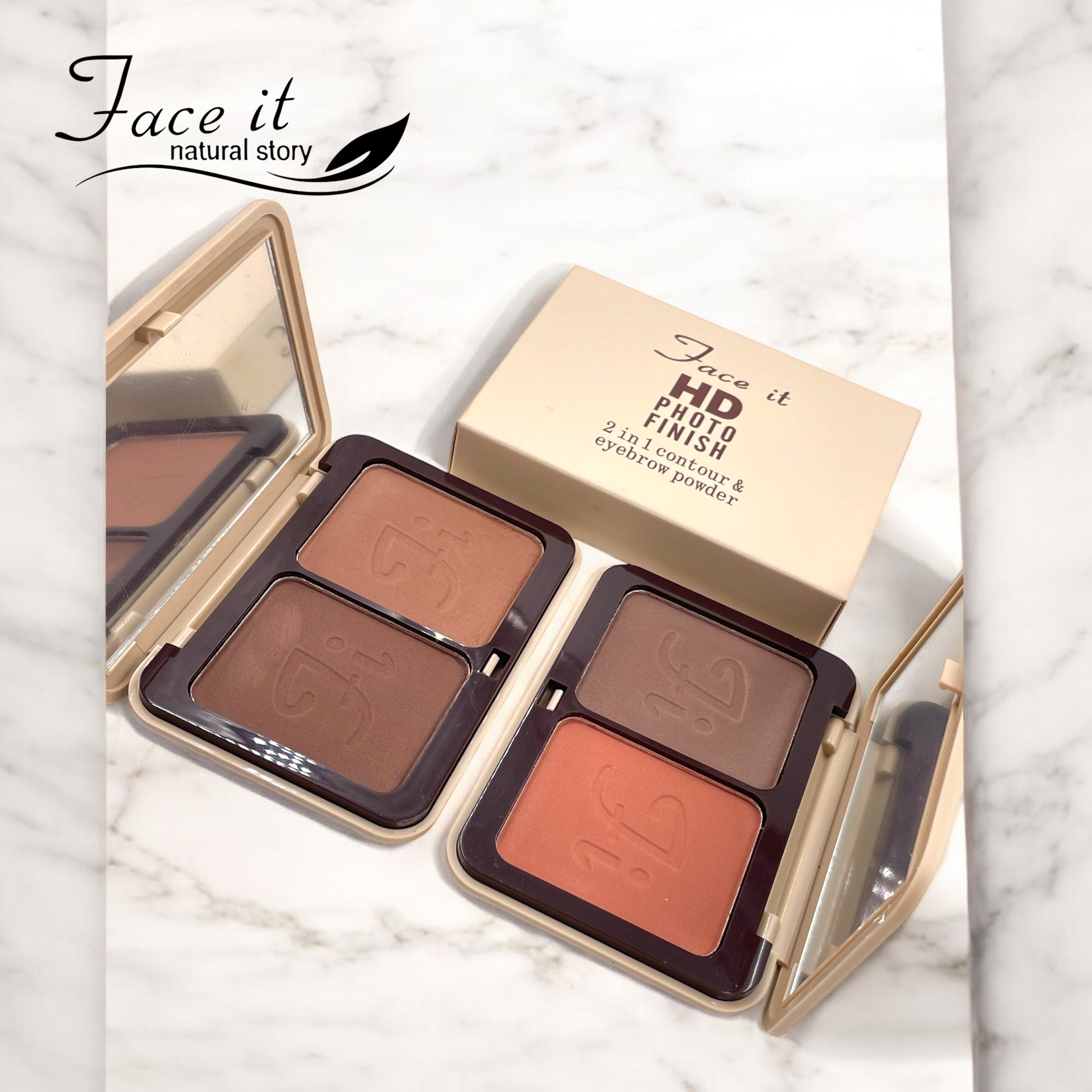 Faceit HD Photo Finish 2in1 Contour + Eyebrow Powder