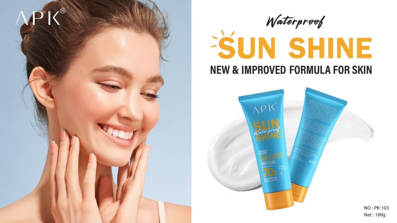 APK Waterproof Whitening Sunscreen Cream