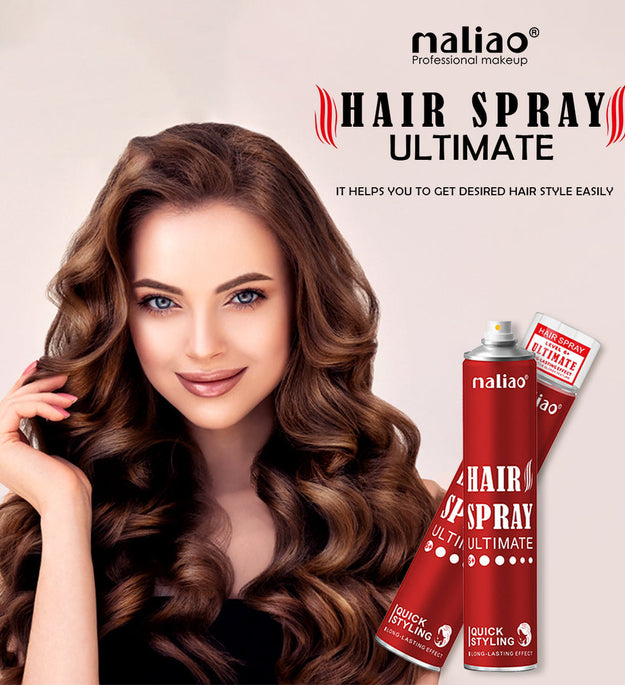 Maliao Ultimate Hair Spray - Quick Styling, Long-Lasting Effect | Hair Spray for Men | Hair Styling | Hair Setting Spray | Hair Fixing Spray | Strong Hold