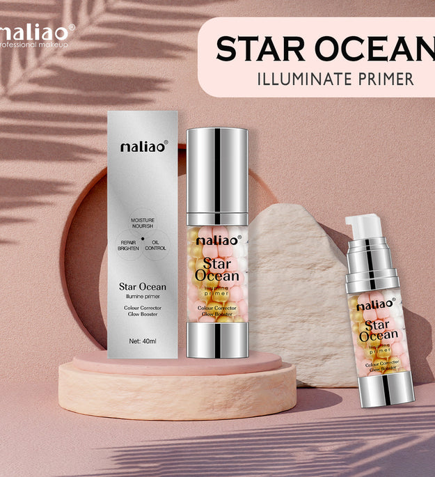 Maliao Star Ocean Illumine Primer - Colour Corrector & Glow Booster for Radiant Skin