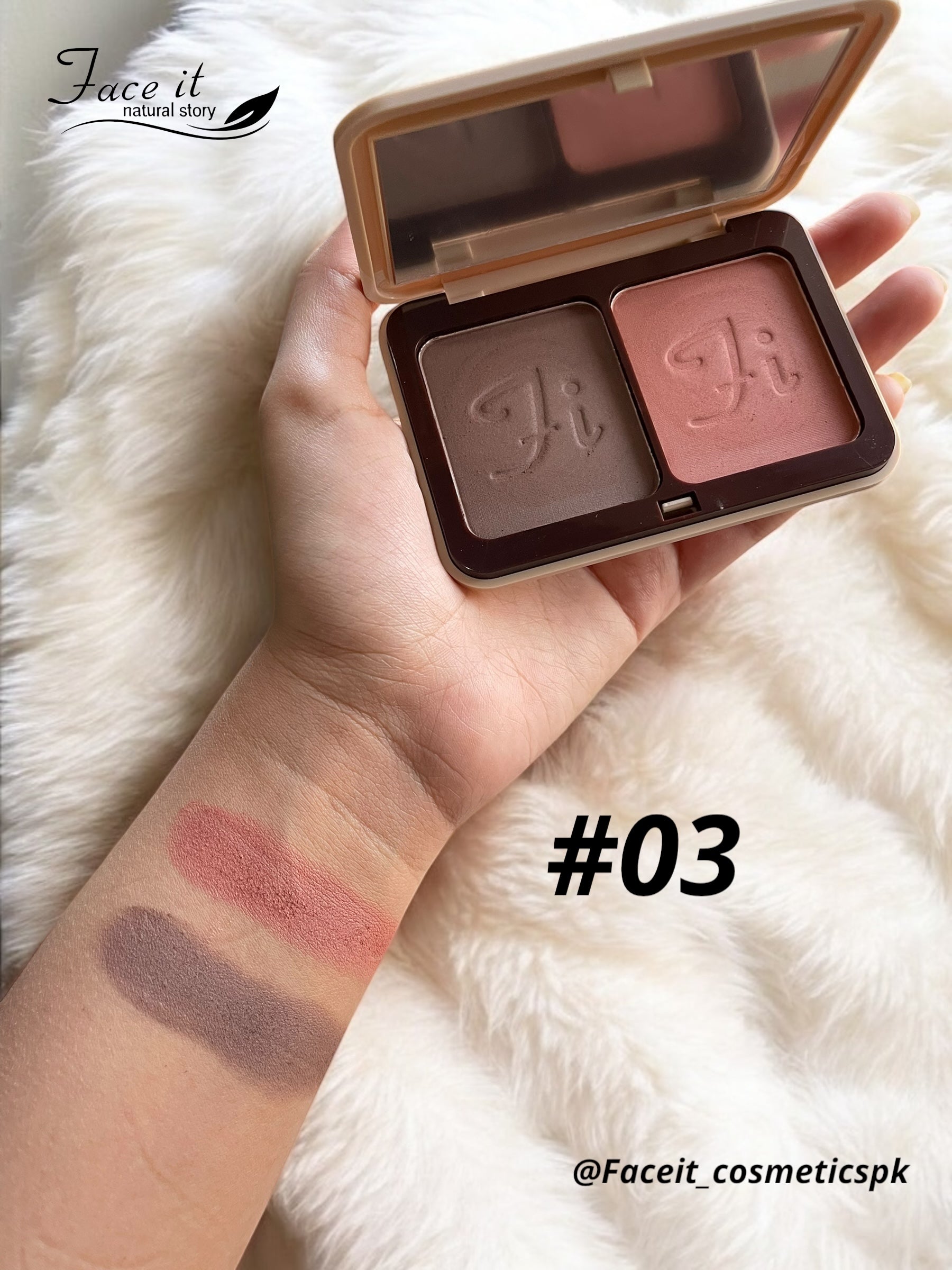 Faceit HD Photo Finish 2in1 Contour + Eyebrow Powder