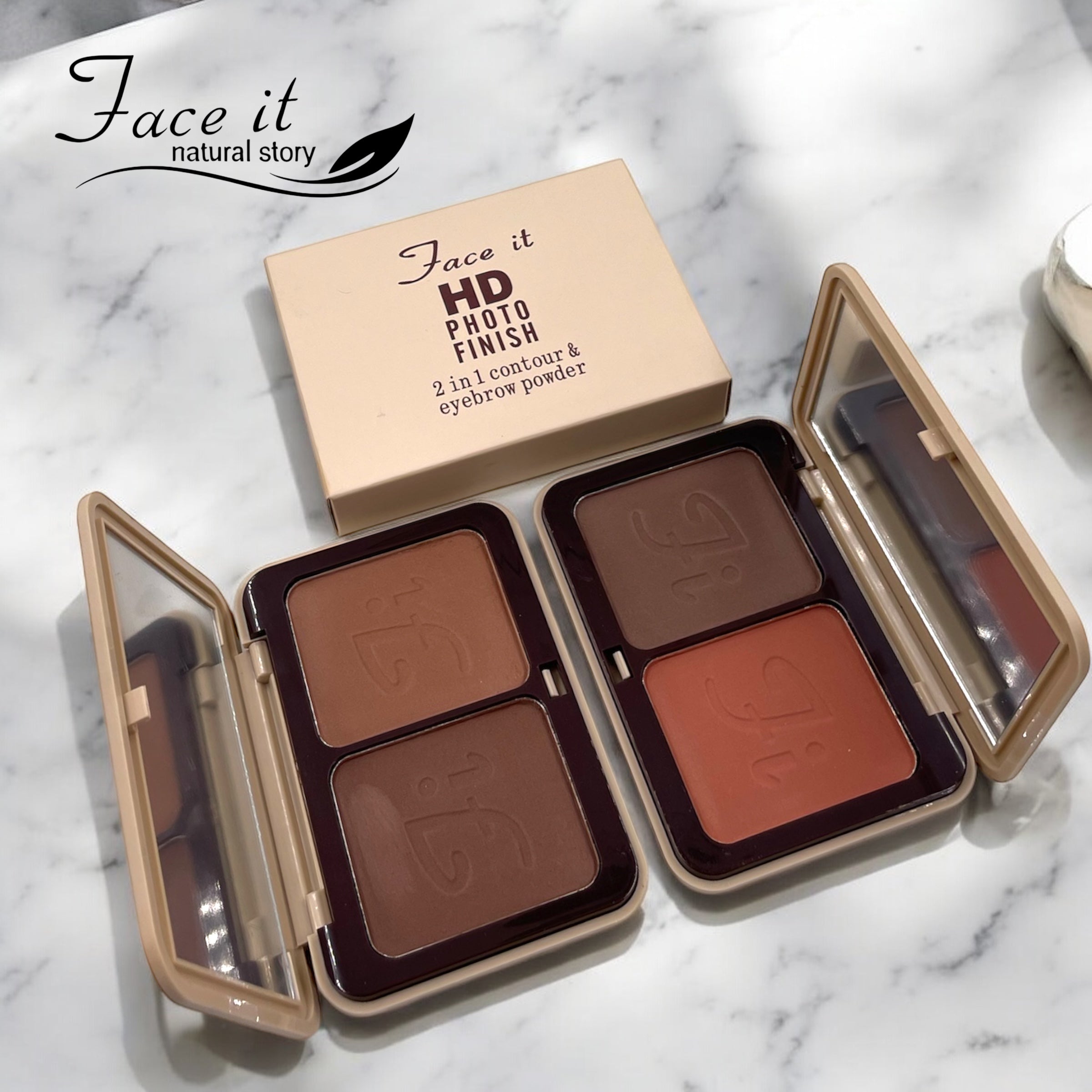 Faceit HD Photo Finish 2in1 Contour + Eyebrow Powder