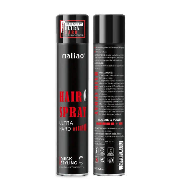 Maliao Ultra Hard Hair Spray - Quick Styling for All-Day Glam