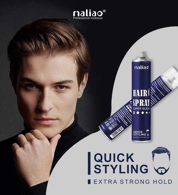 Maliao Fixing Hair Spray - Super Sleek Extra Strong Hold for Quick Styling | Hair Spray for Men | Hair Setting & Fixing | Long-Lasting Hold