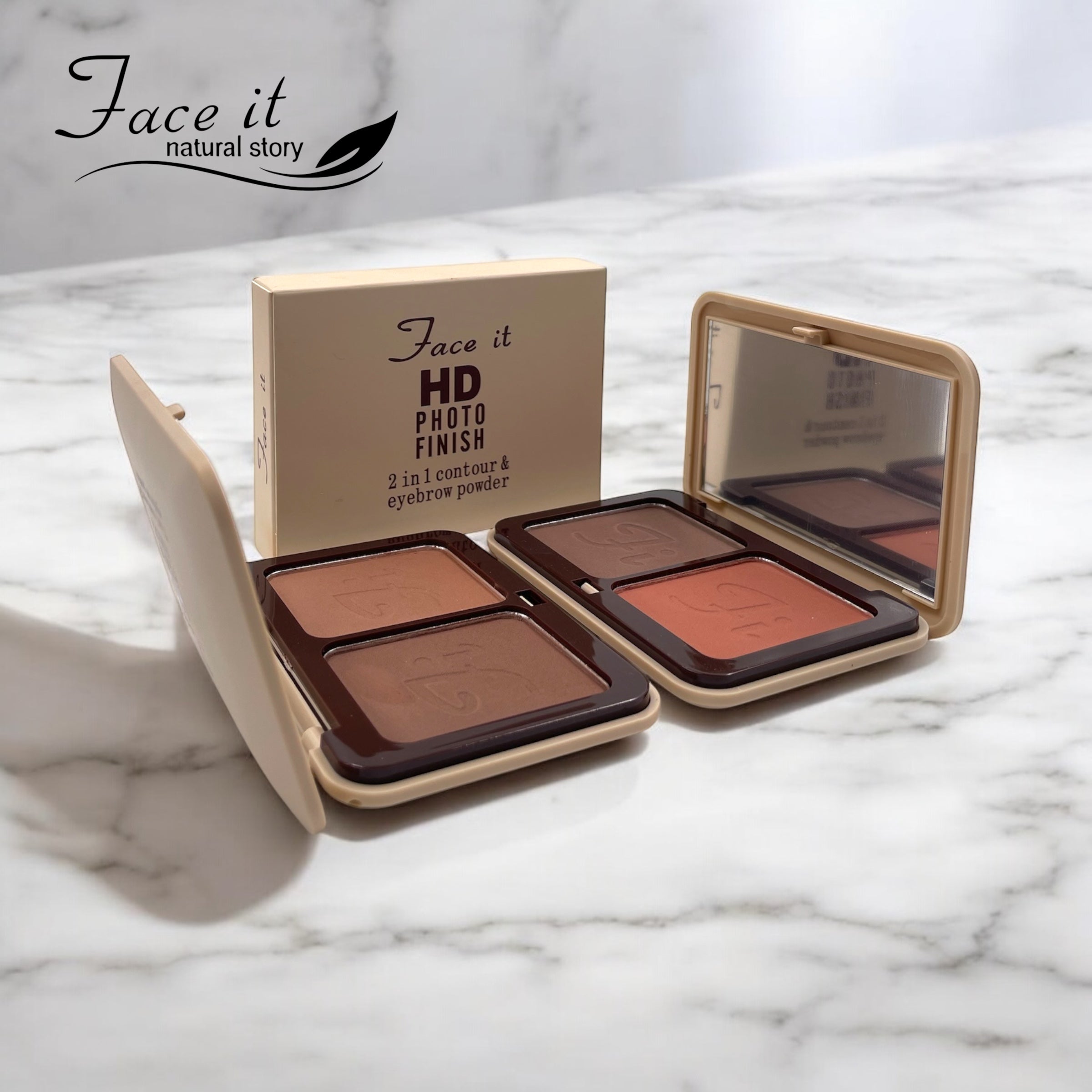 Faceit HD Photo Finish 2in1 Contour + Eyebrow Powder