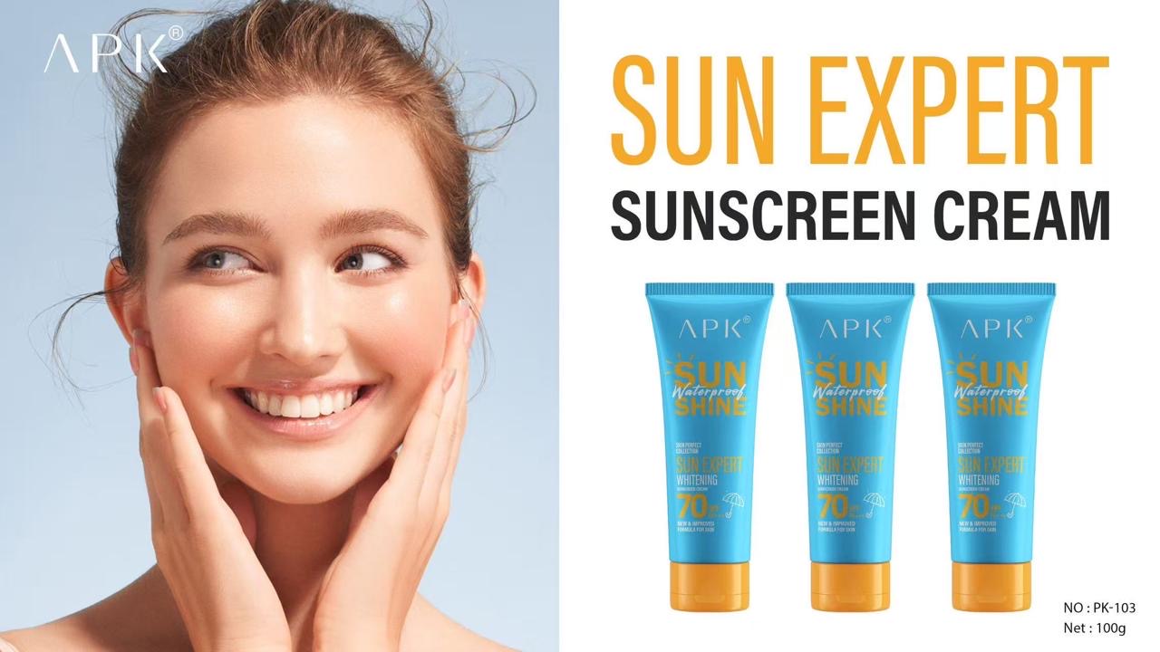 APK Waterproof Whitening Sunscreen Cream