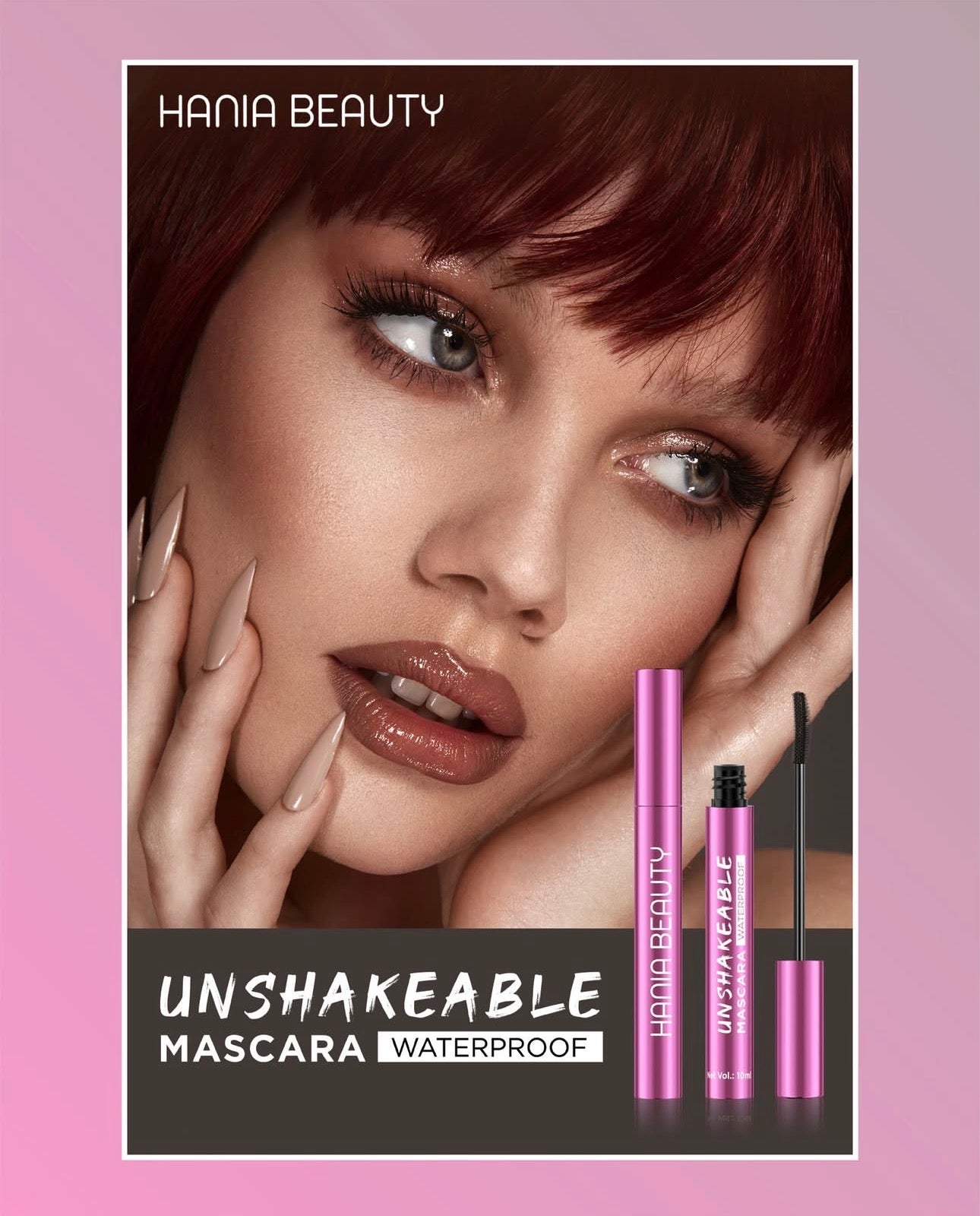 Hania Beauty Unshakable Waterproof Longlasting Mascara