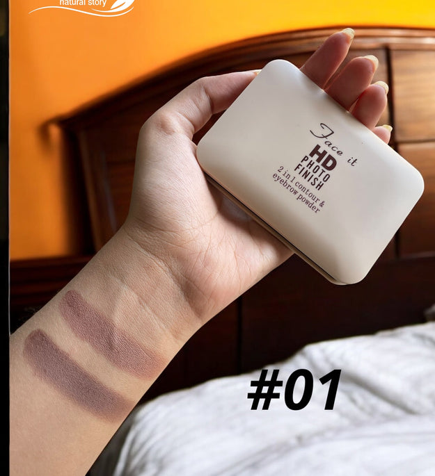 Faceit HD Photo Finish 2in1 Contour + Eyebrow Powder