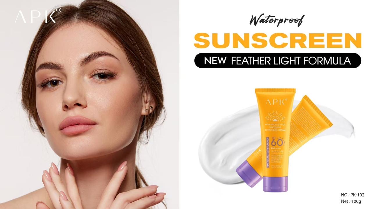 APK Waterproof Whitening Sunscreen Cream