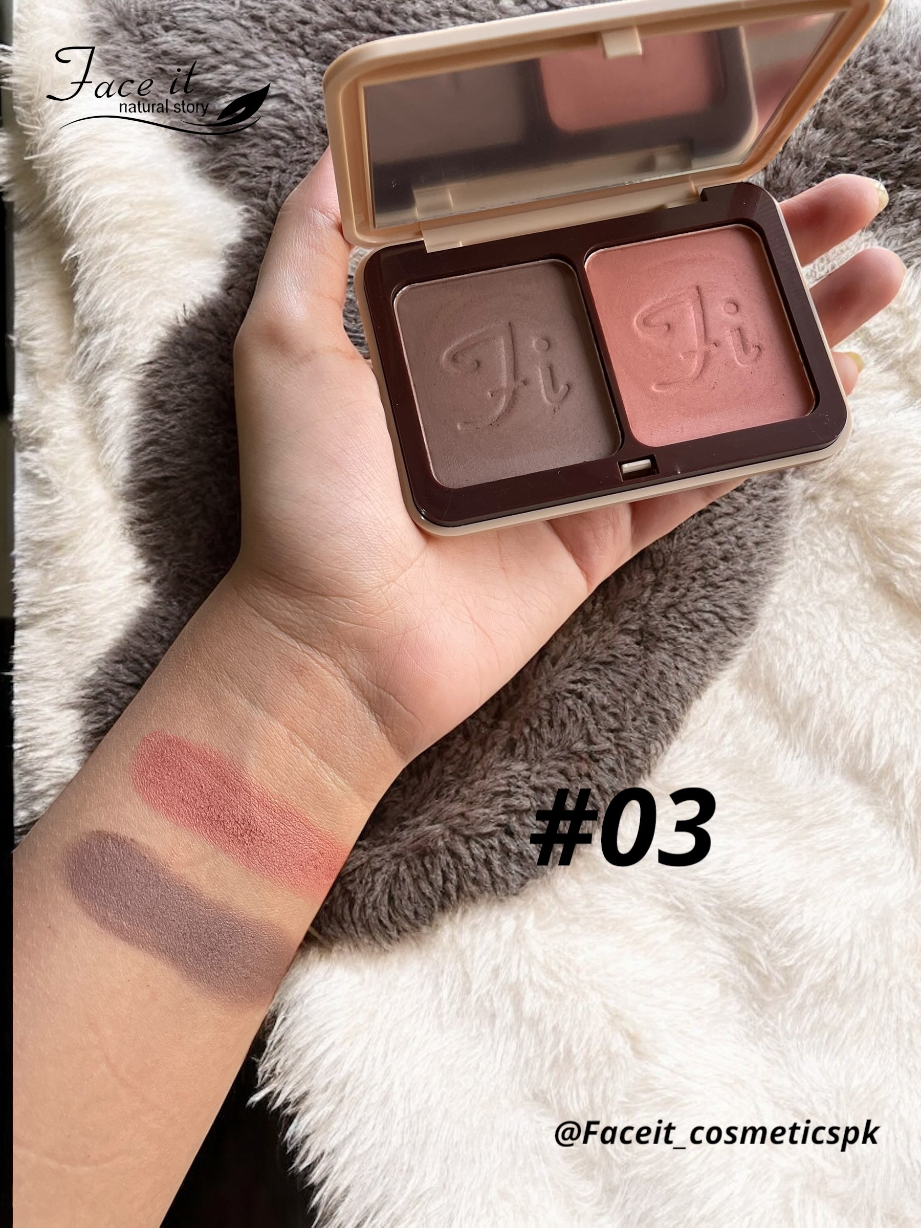 Faceit HD Photo Finish 2in1 Contour + Eyebrow Powder
