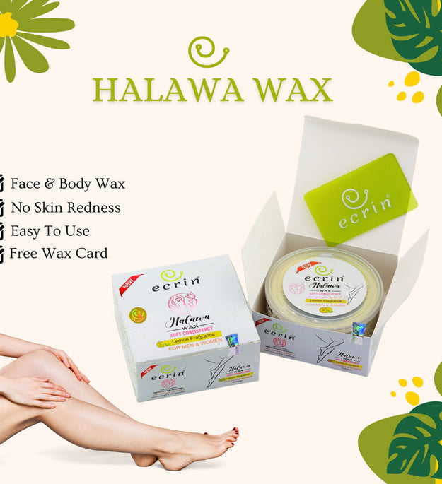Ecrin Halawa Wax 100% Lemon & Sugar Base | Free Applicator Card