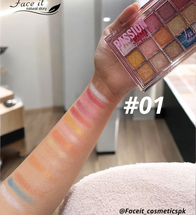 Faceit 15 Color High Pigmented Eyeshadow Palette