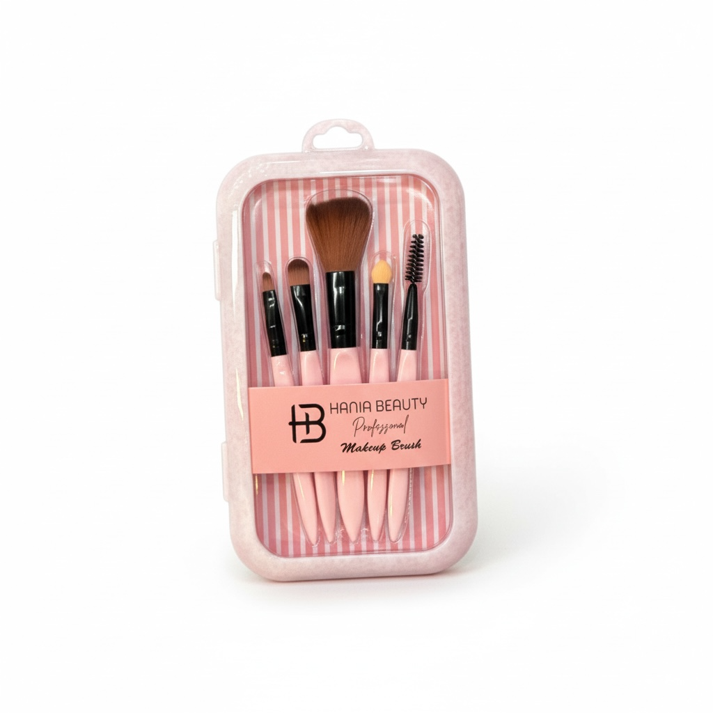 Hania Beauty 5in1 Makeup Brushes Set