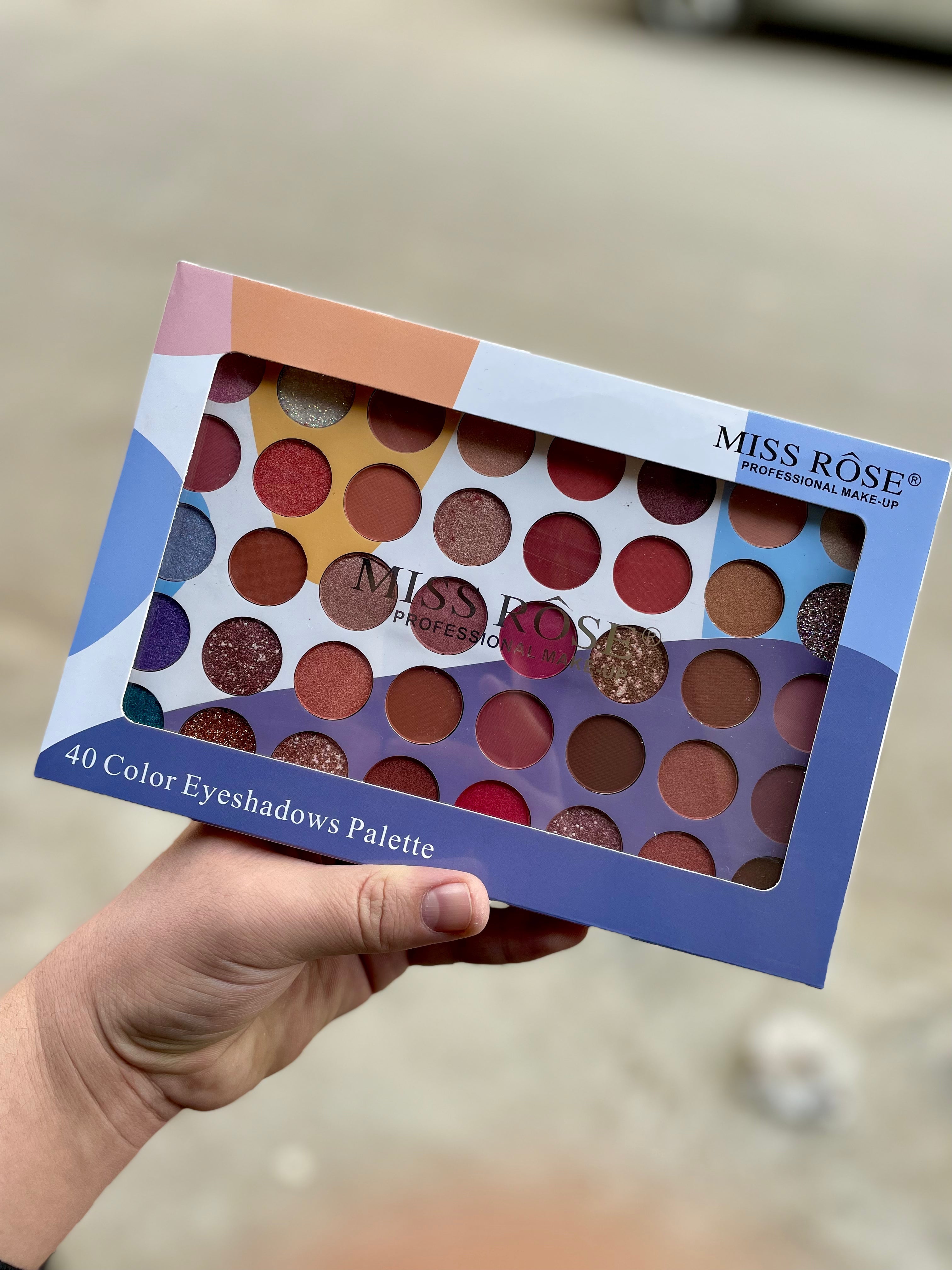 Miss Rose 40 Color Eyeshadow Palette