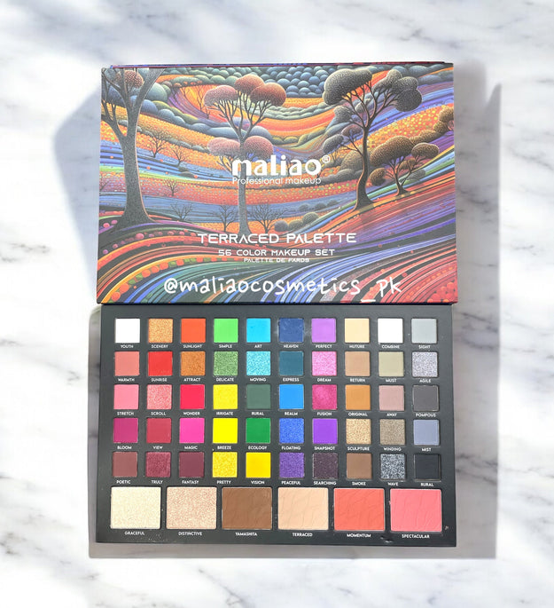 Maliao 56 Color Terraced Makeup Palette