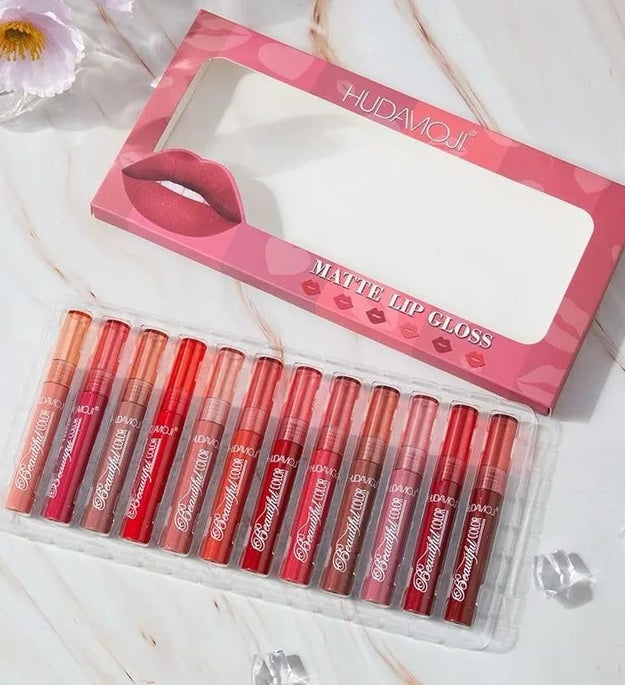 HUDAMOJI MATTE LIPGLOSS SET