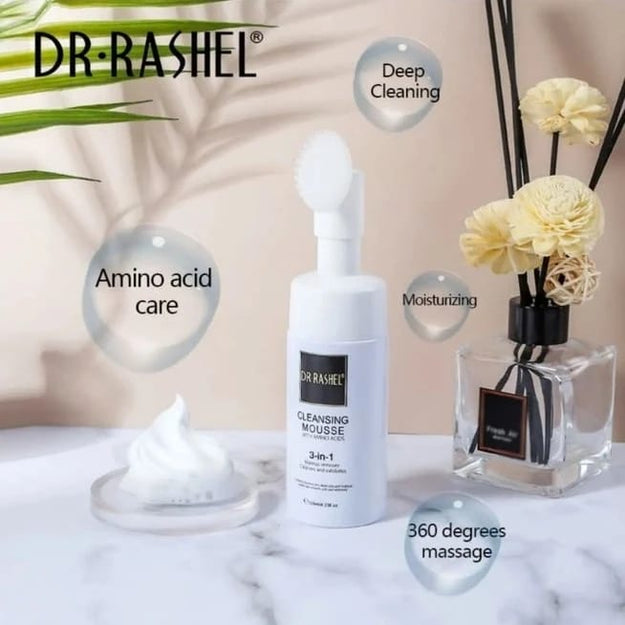 DR-RASHEL 3IN1 AMINO ACID CLEANSING MOUSSE