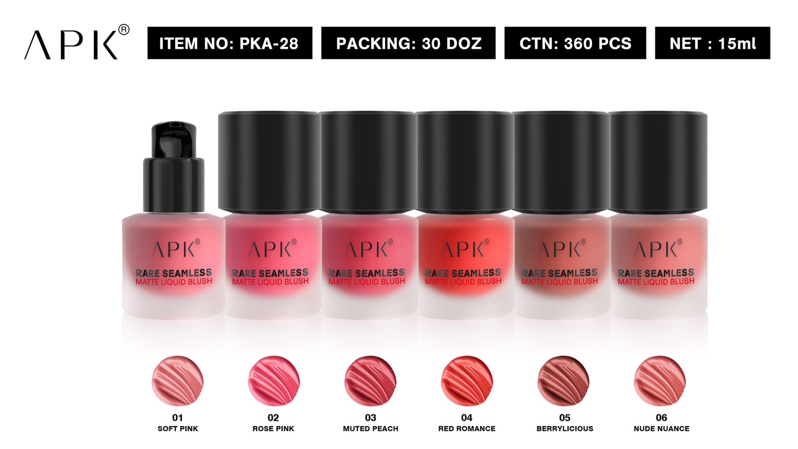 APK inLove Rare Seamless Matte Liquid Blush