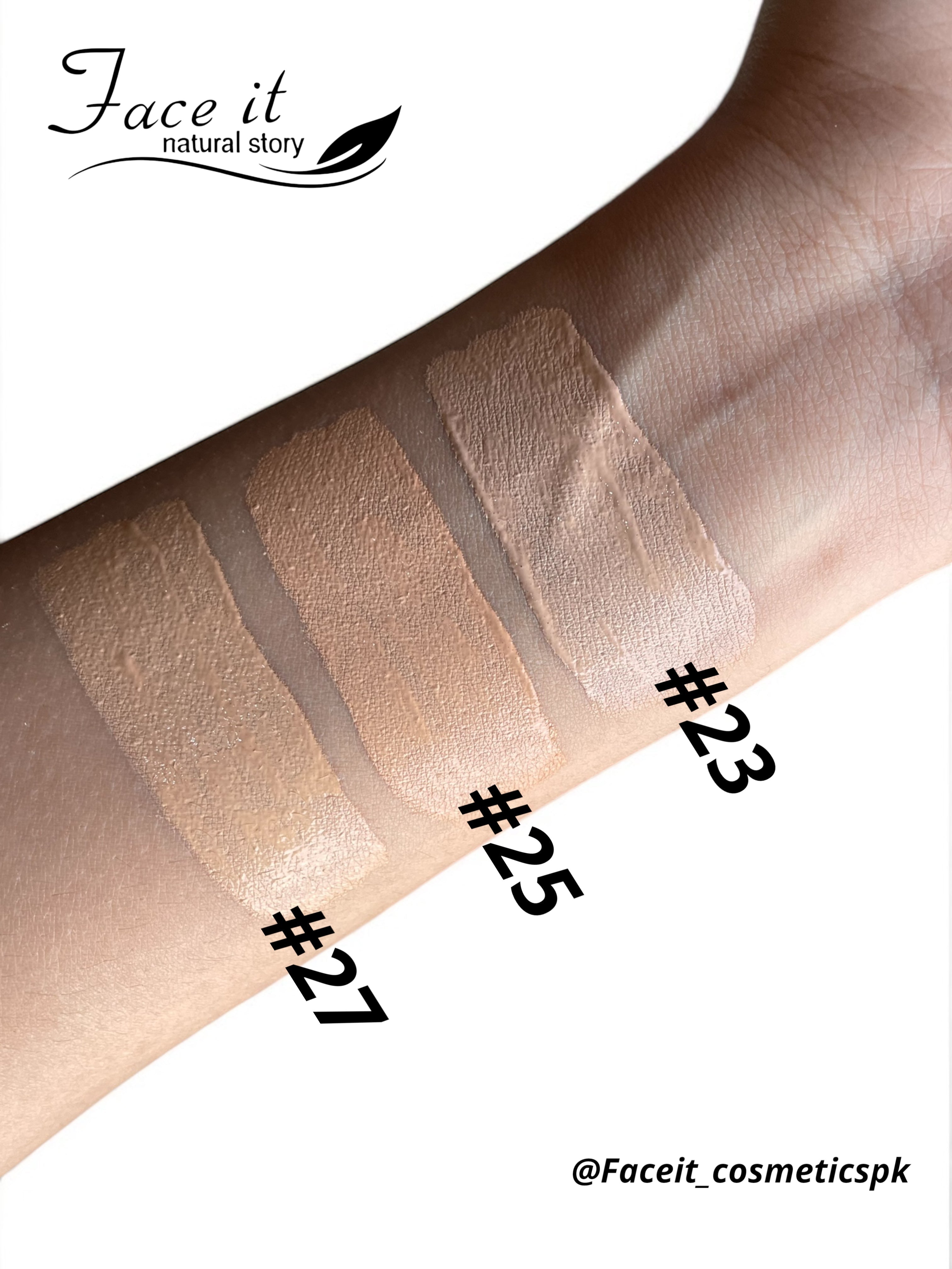 Faceit Ultra HD Matte Foundation | Oil Control | Skin Converture | Waterproof | Spf 30