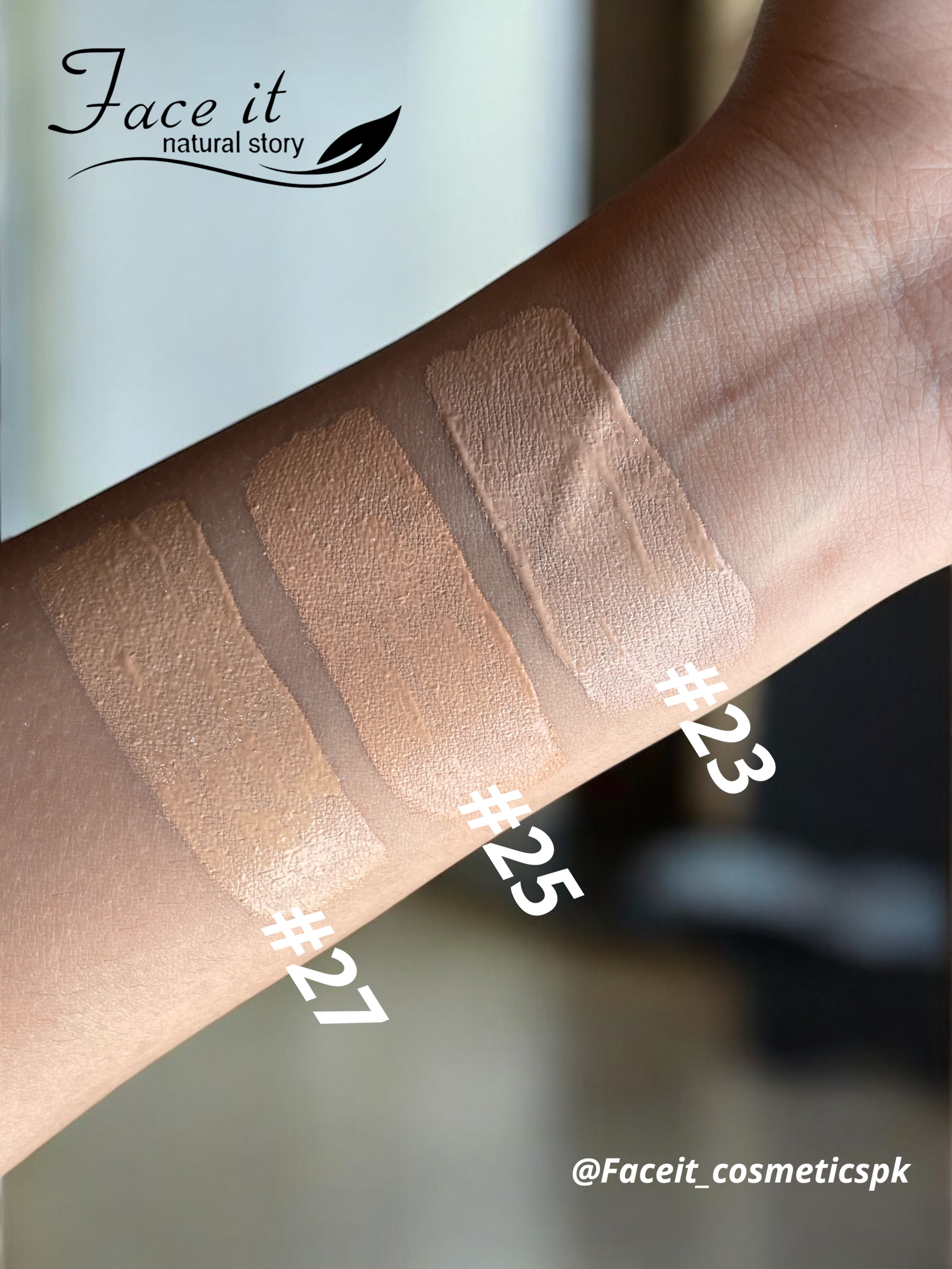 Faceit Ultra HD Matte Foundation | Oil Control | Skin Converture | Waterproof | Spf 30