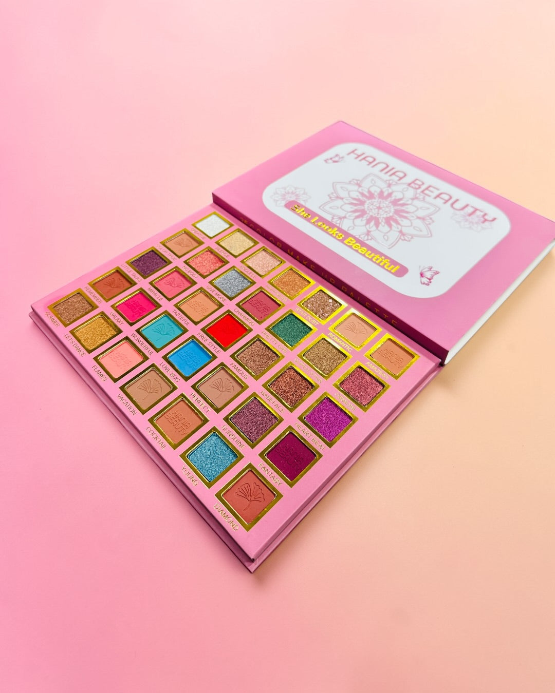 Hania Beauty 35 Color High Quality & High Pigmented Eyeshadow Palette