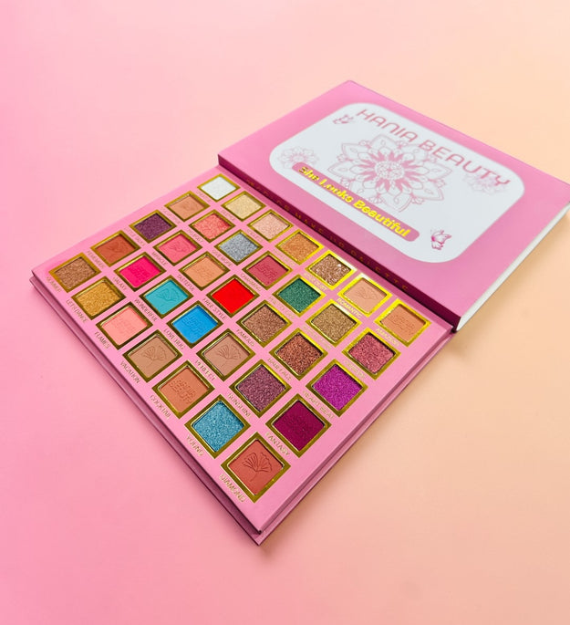 Hania Beauty 35 Color High Quality & High Pigmented Eyeshadow Palette