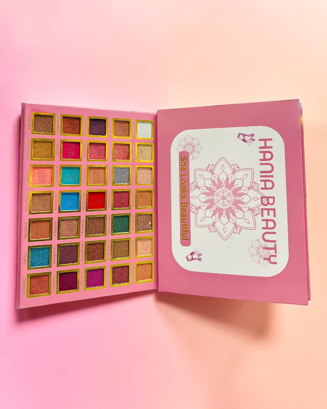 Hania Beauty 35 Color High Quality & High Pigmented Eyeshadow Palette