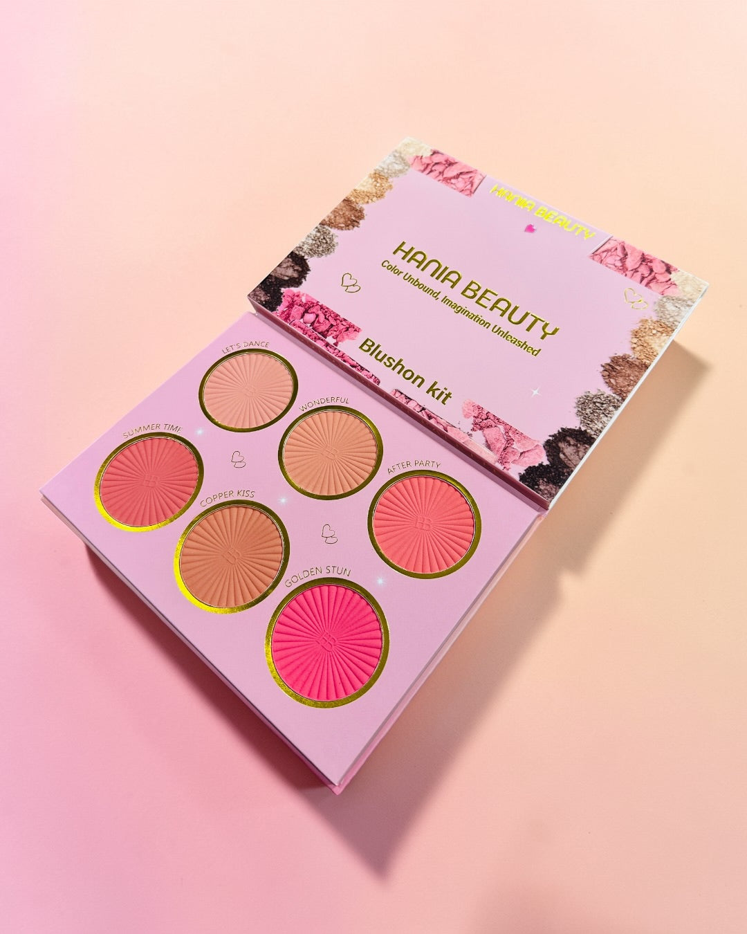 Hania Beauty 6 Color Blushon Kit