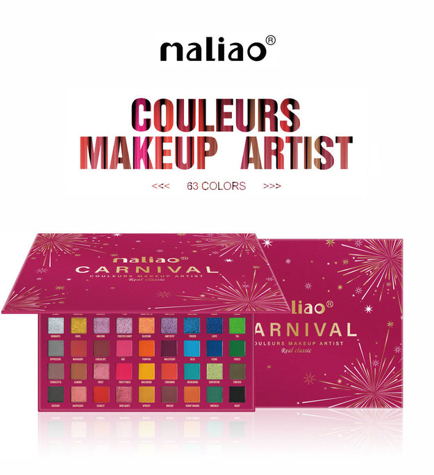 Maliao Carnival Couleurs Makeup Artist Palette - 63 Colors for Endless Creativity