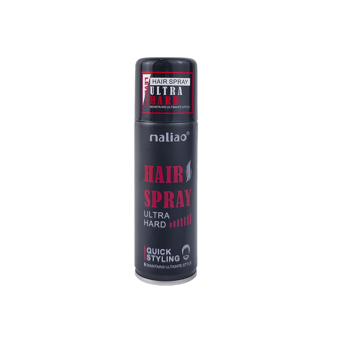 Maliao Ultra Hard Level 7 Hairspray – Maximum Hold, Extreme Firmness, Non-Greasy Finish