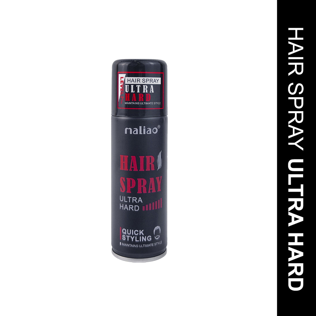 Maliao Ultra Hard Level 7 Hairspray – Maximum Hold, Extreme Firmness, Non-Greasy Finish
