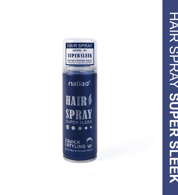 Maliao Hairspray Level 5+ – Super Sleek Extra Strong Hold with Powerful Shine and Control