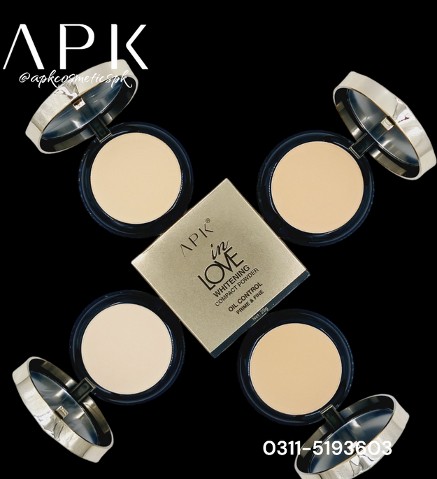 APK 2in1 InLove Whitening Prime & Fine Oil Control Compact Powder
