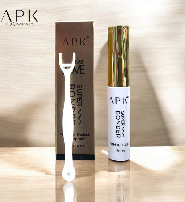 APK Super Bonder Eyelash Glue- White Tone 6g