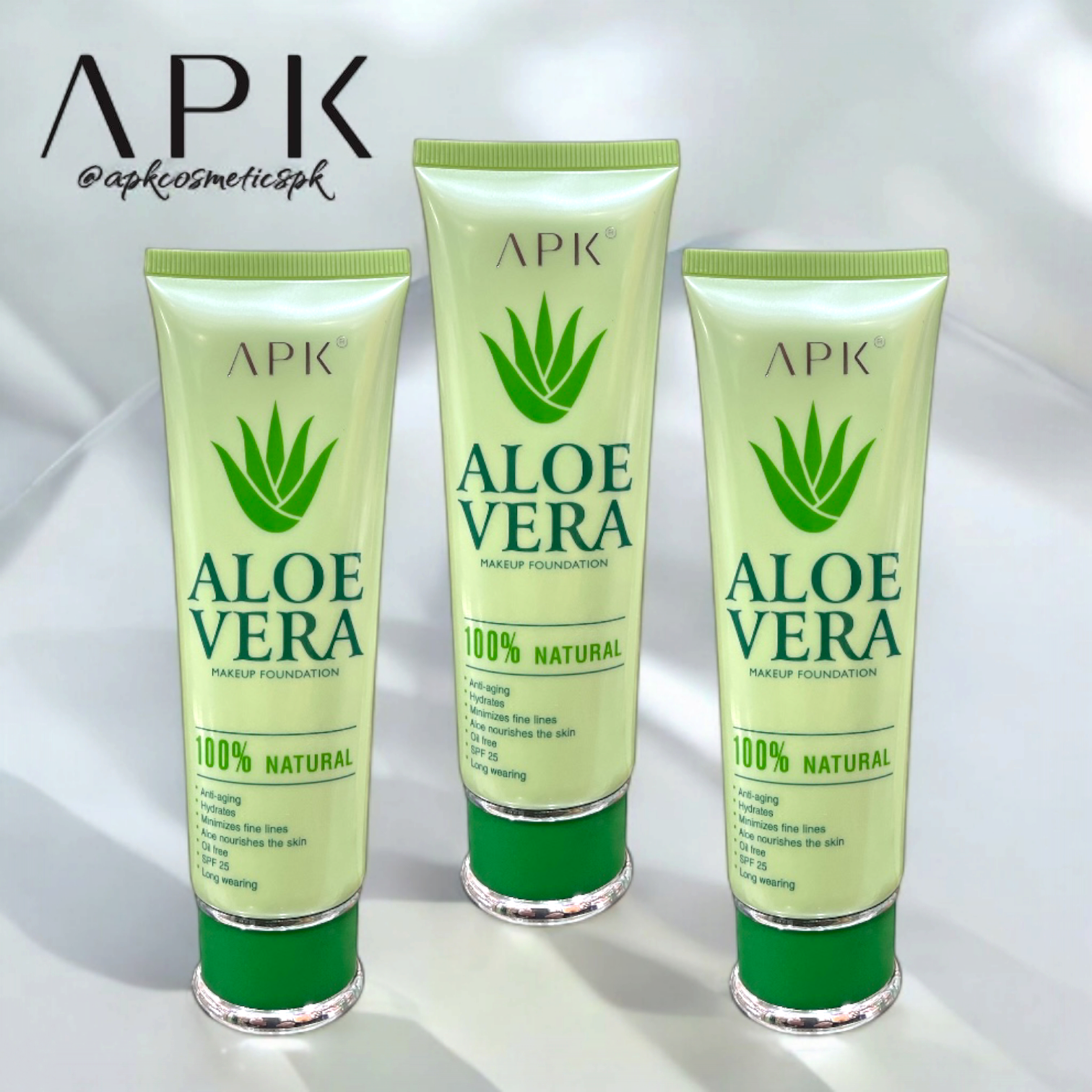 APK Aloevera Foundation With Spf25| 100% Natural