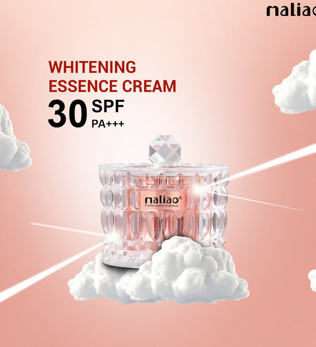 Maliao Whitening Essence Cream - Hyaluronic Acid & SPF 30 PA+++ for Radiant Skin