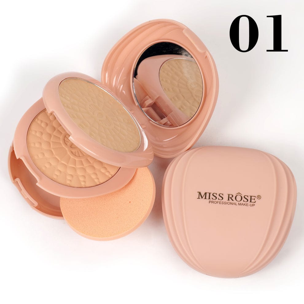 Miss Rose 2in1 Compact Powder (pink)