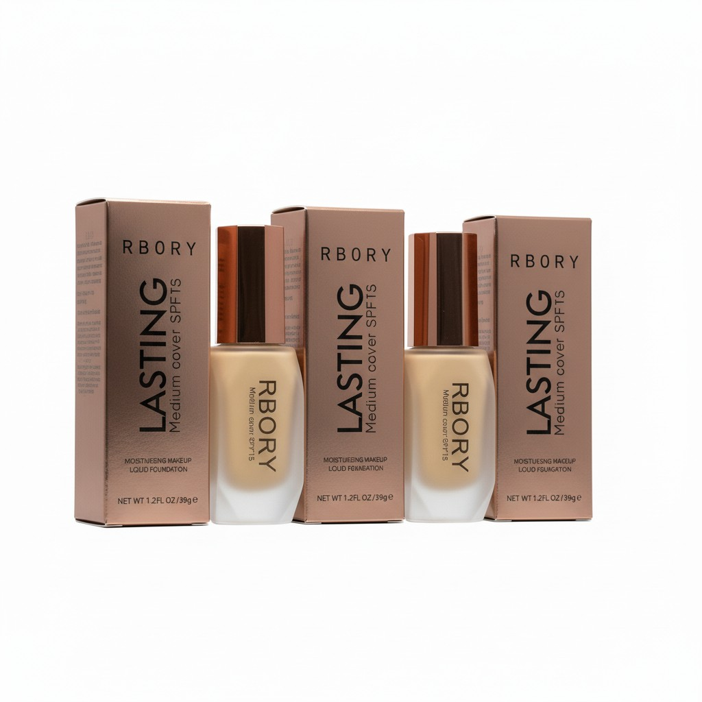 Rbory Longlasting Moisturizing Foundation with SPF 15