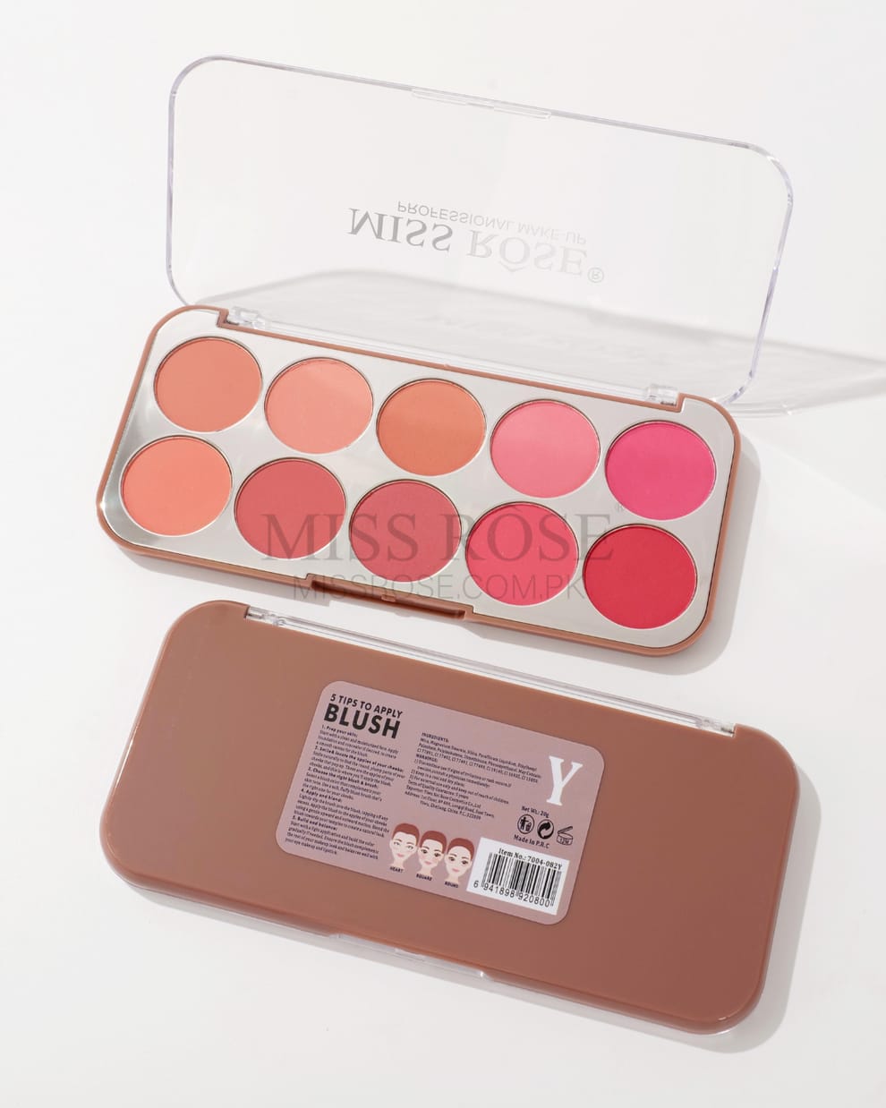 Miss Rose 10 Color New Blush Palette