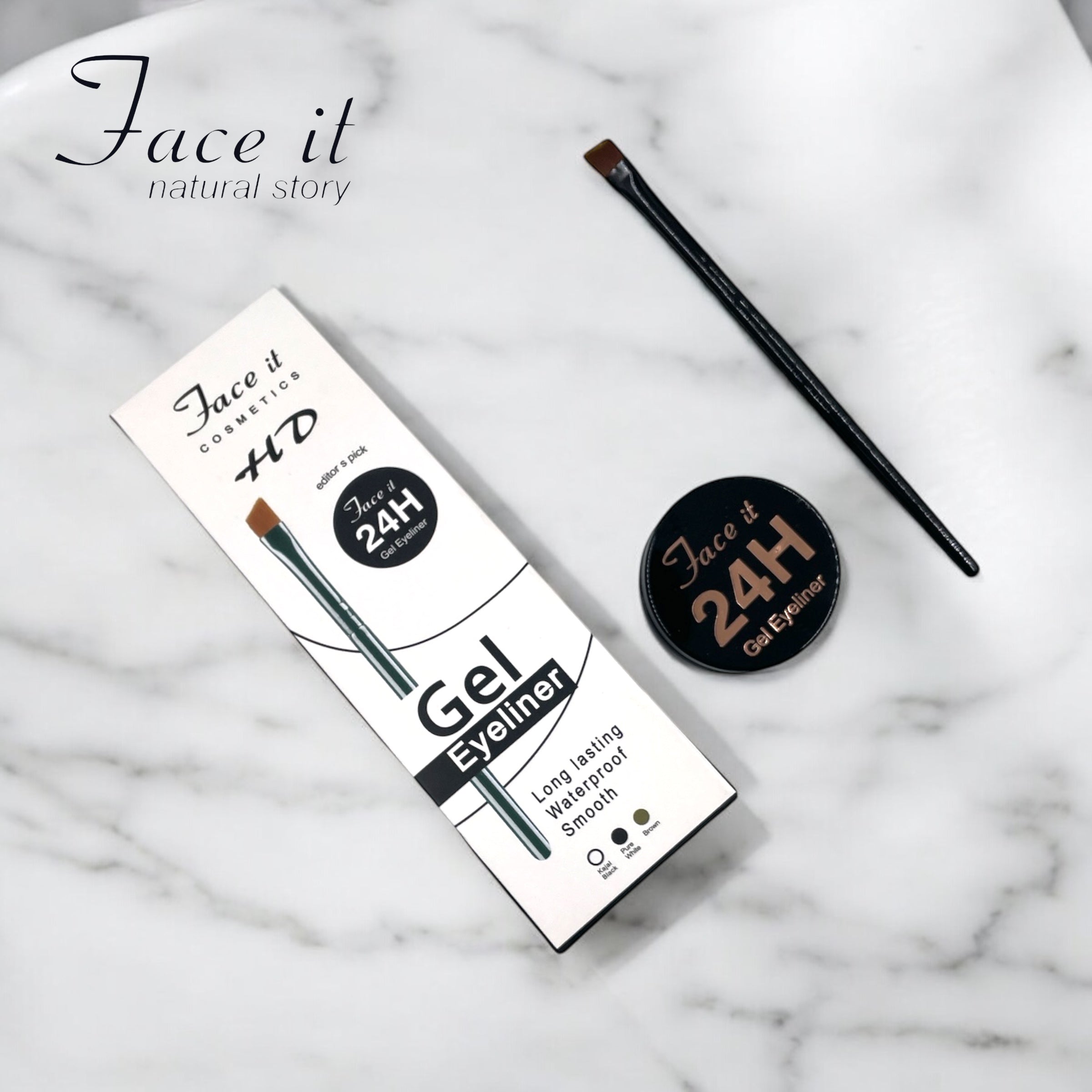 Faceit 24h HD Waterproof Longlasting Gel Eyeliner