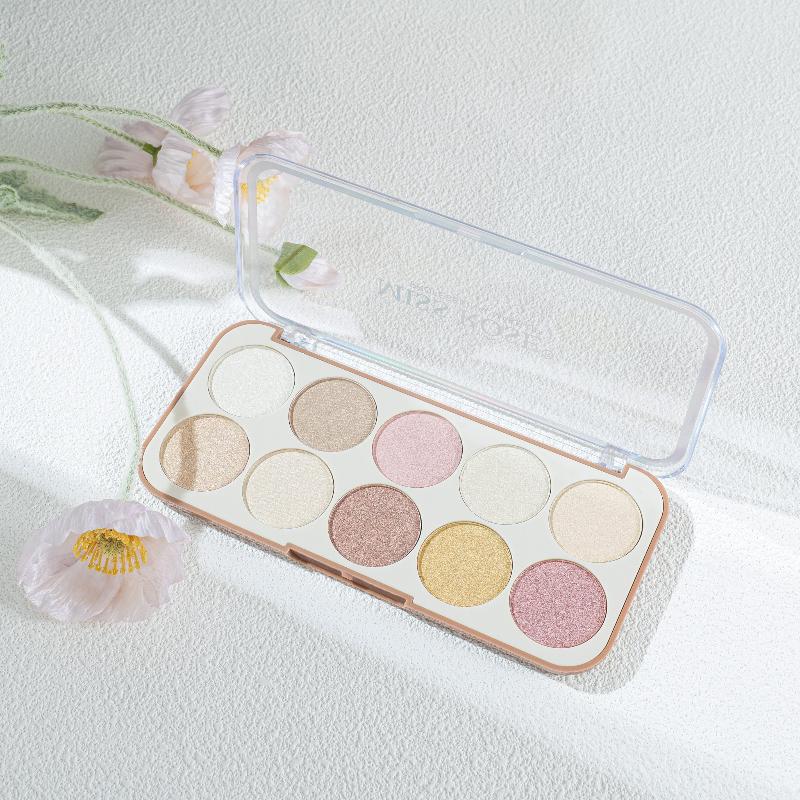 Miss Rose 10 Color Highlighter Palette