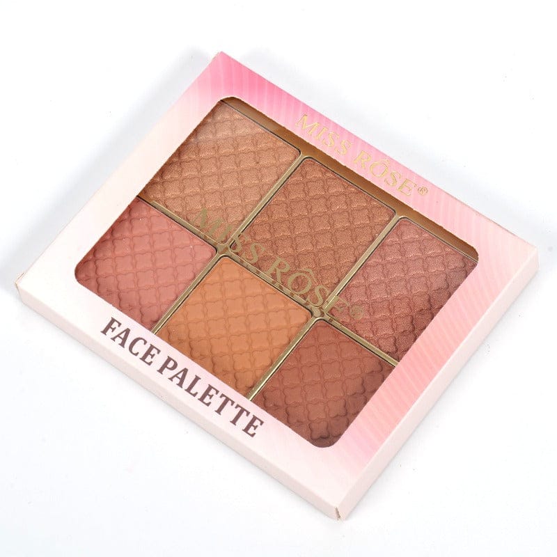 Miss Rose 6 Color Blush Palette