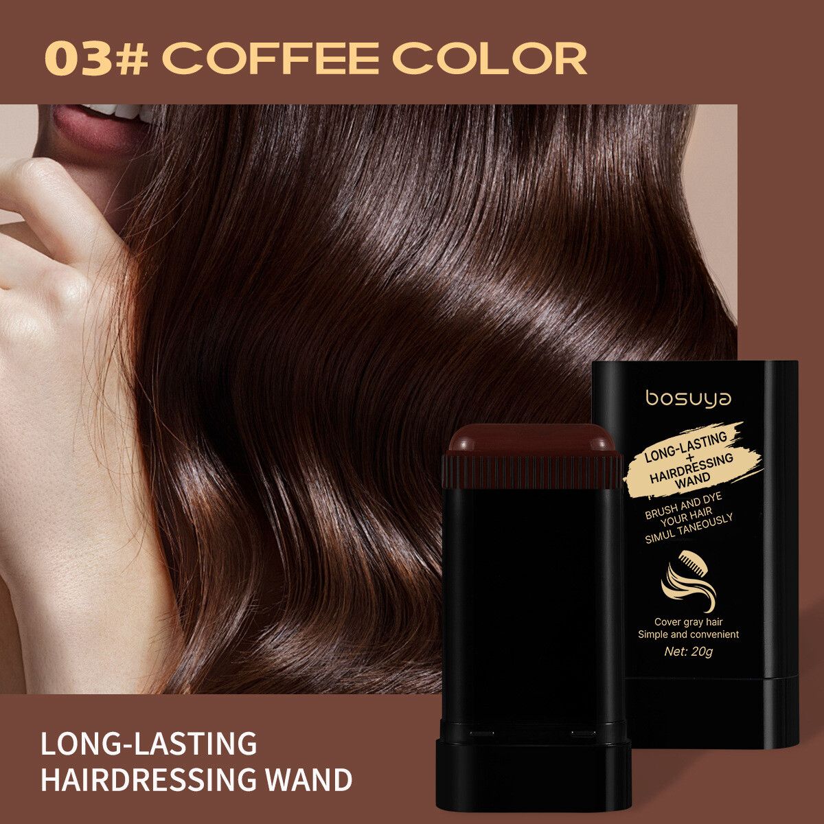 Longlasting Hair Dressing & Hair Dying Wand