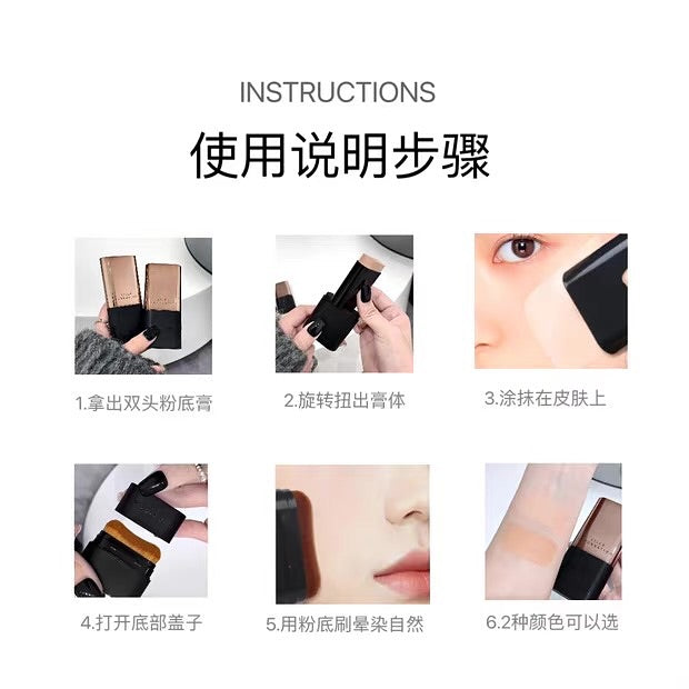 Korean Waterproof Stick Foundation with Brush | High Quality
