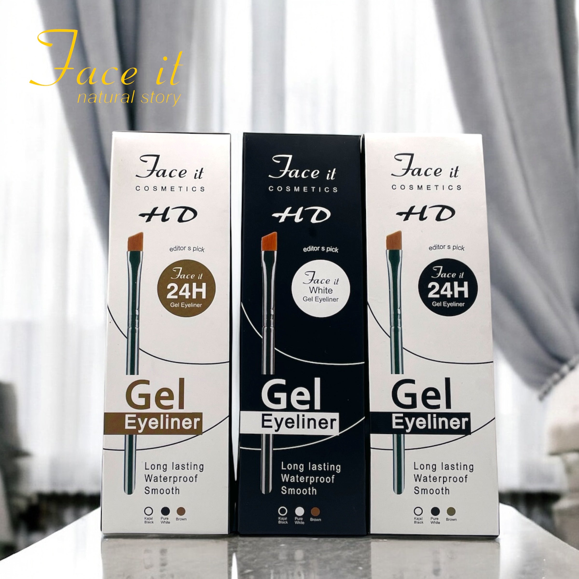 Faceit 24h HD Waterproof Longlasting Gel Eyeliner