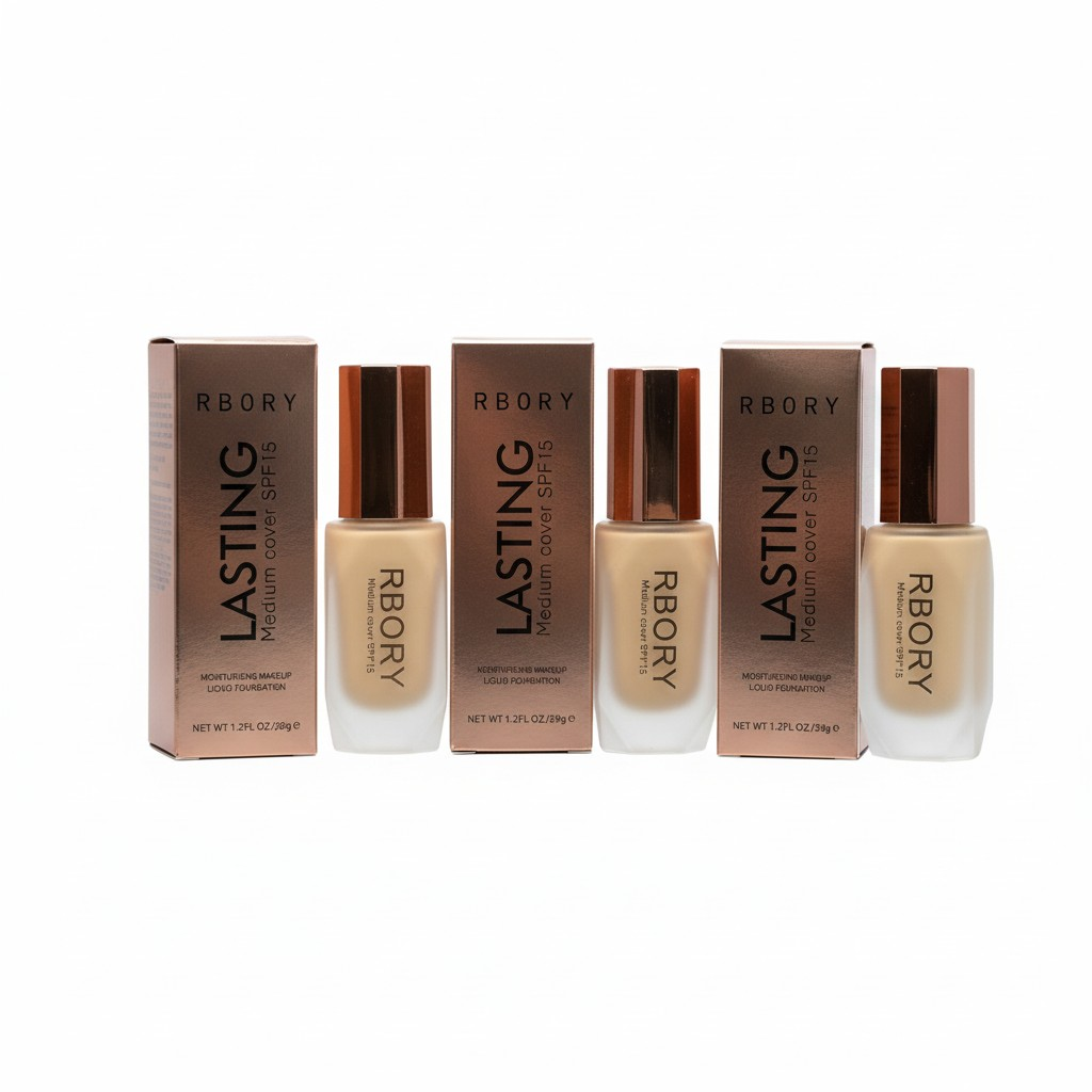 Rbory Longlasting Moisturizing Foundation with SPF 15