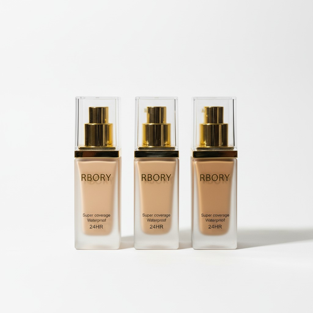Rbory 24H Super Coverage Waterproof Water Run Foundation