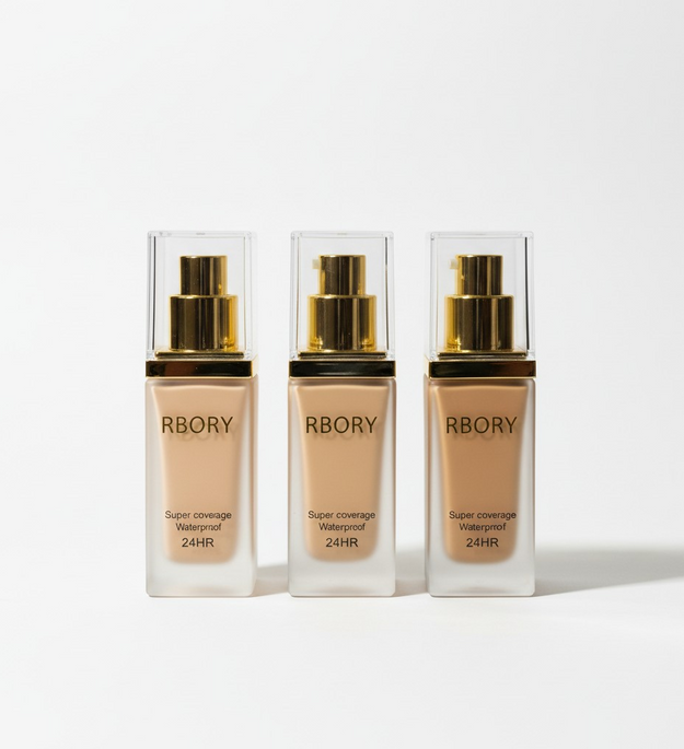 Rbory 24H Super Coverage Waterproof Water Run Foundation