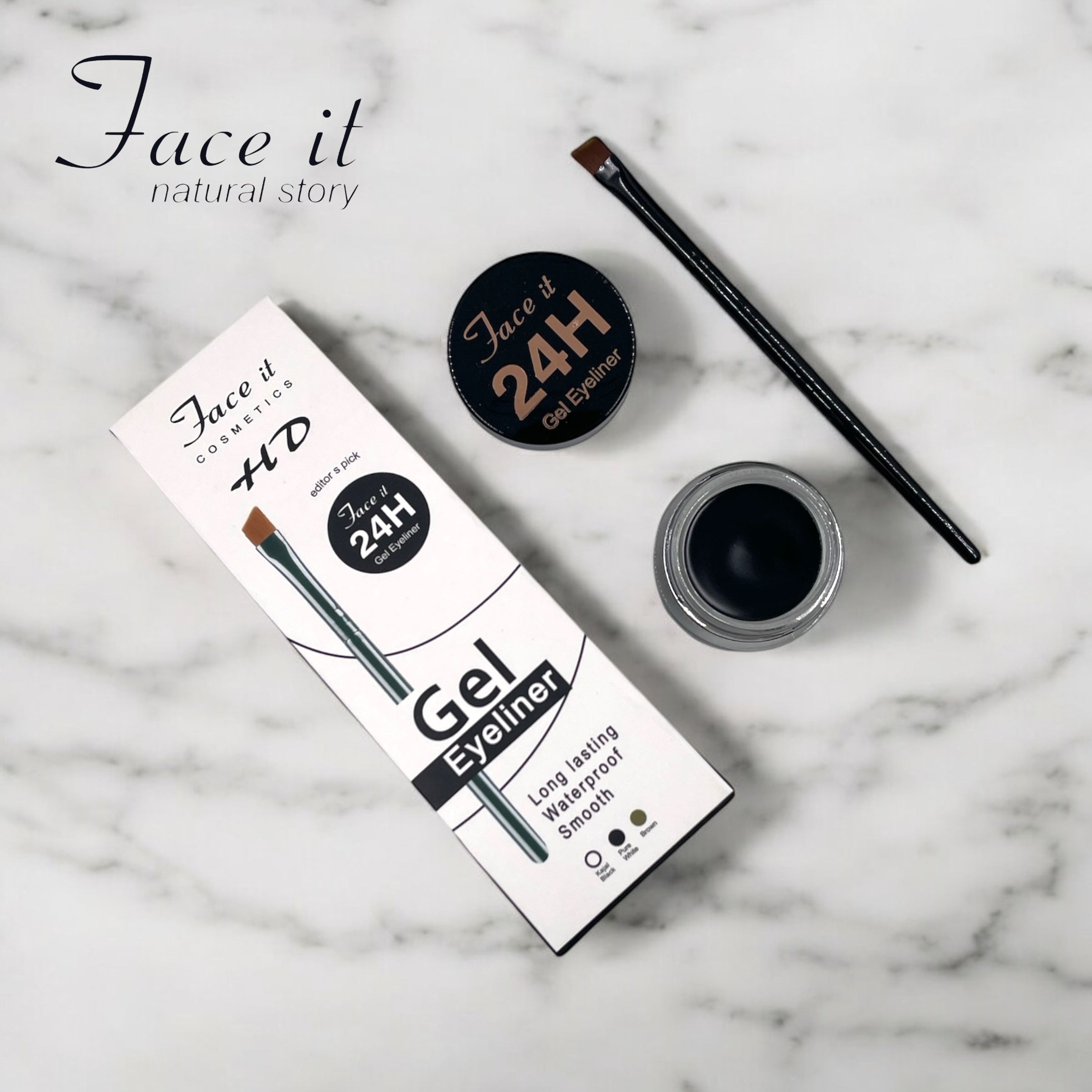 Faceit 24h HD Waterproof Longlasting Gel Eyeliner